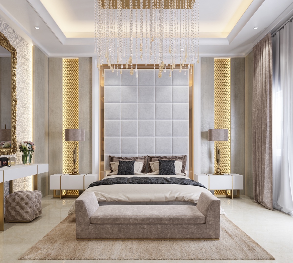 Warna Cat Kamar Tidur Mewah