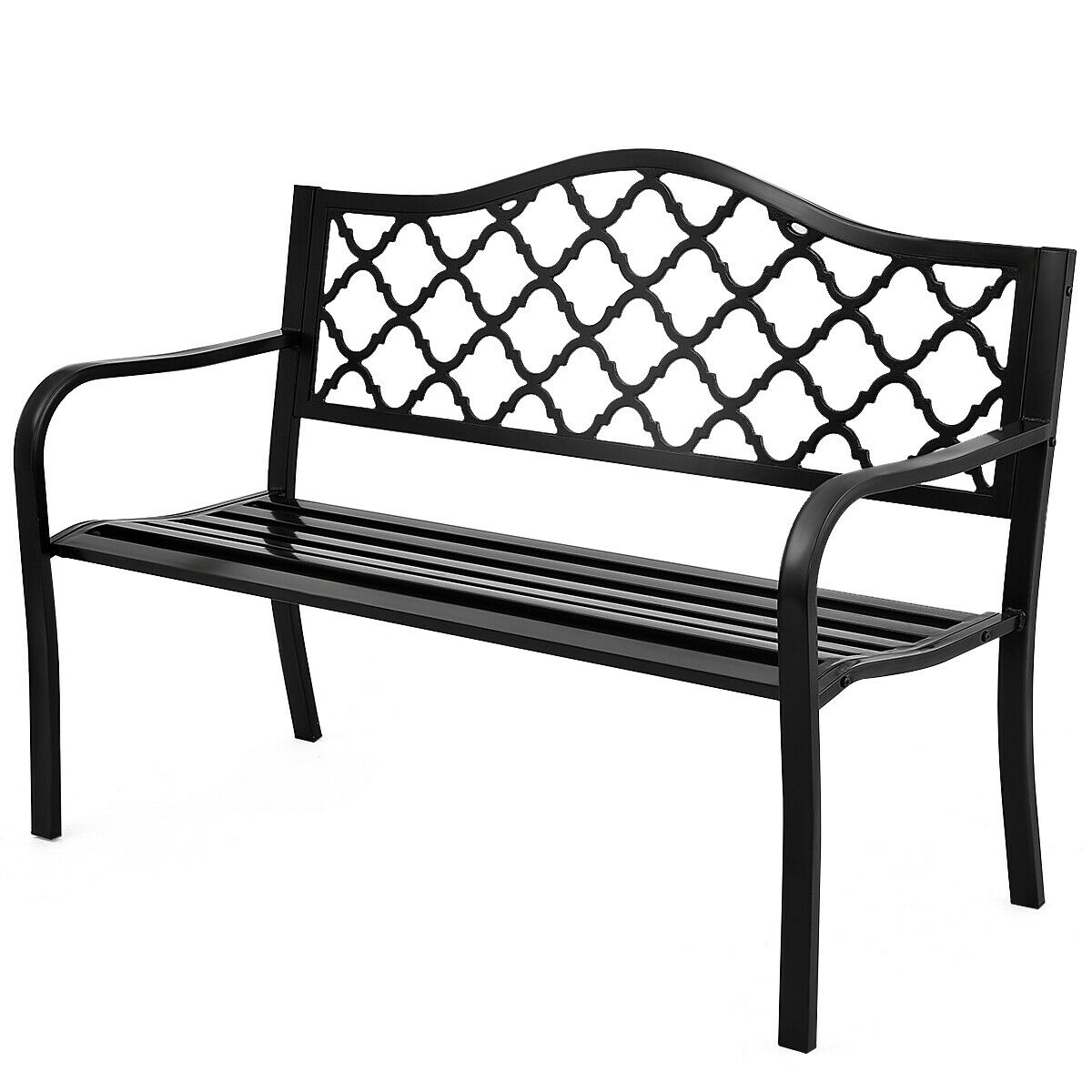 kursi taman minimalis motif kawung
