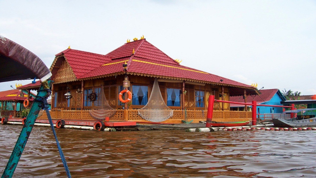 Rumah Rakit Limas Bangka Belitung