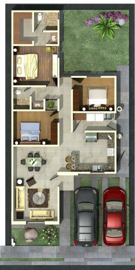 Contoh Denah Rumah 6x12