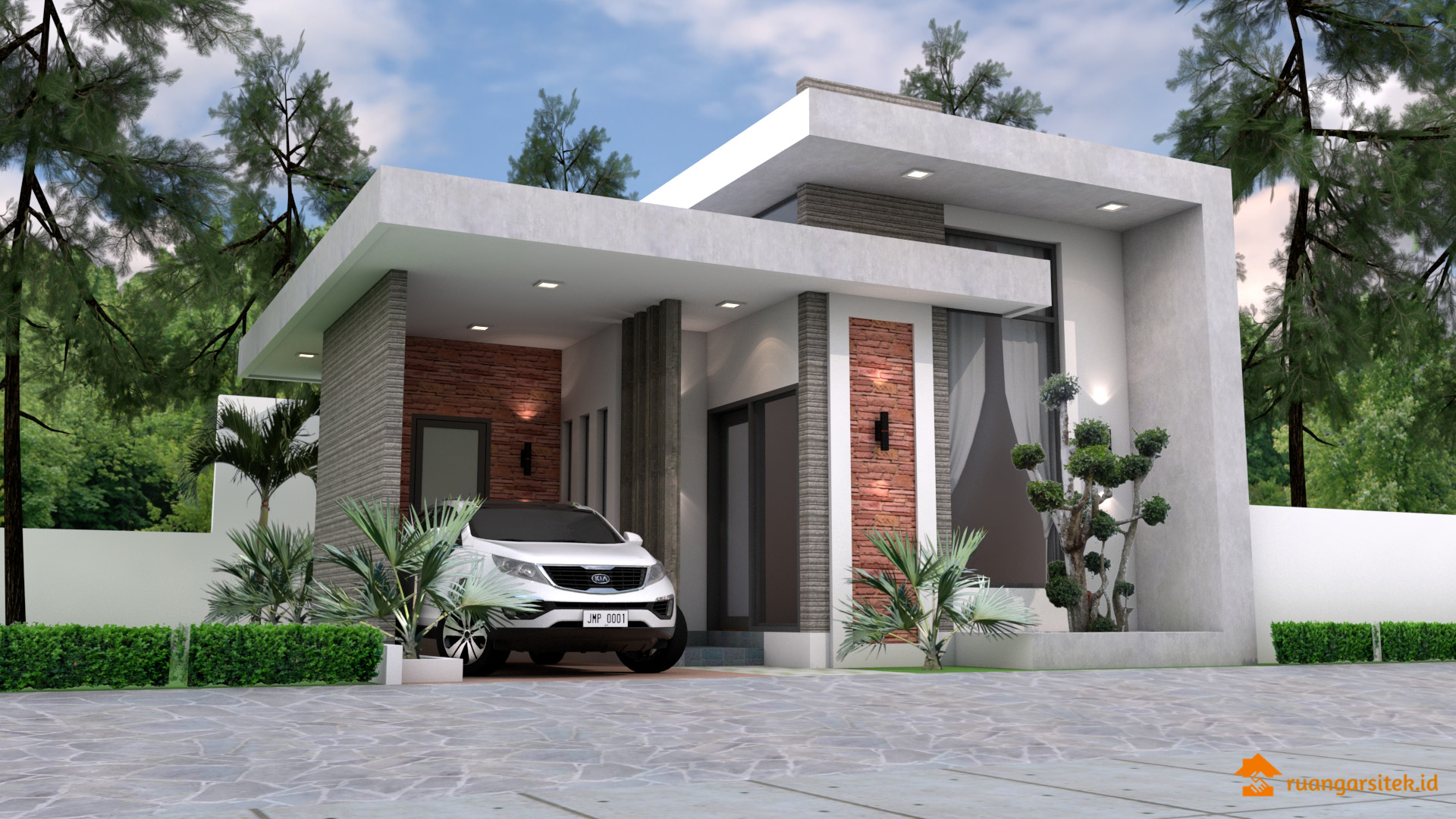 Desain Denah Rumah 8x10