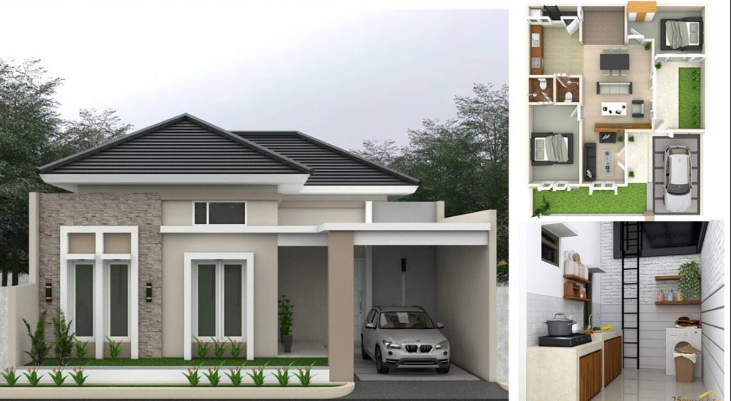 Desain Fasad Rumah 10x10