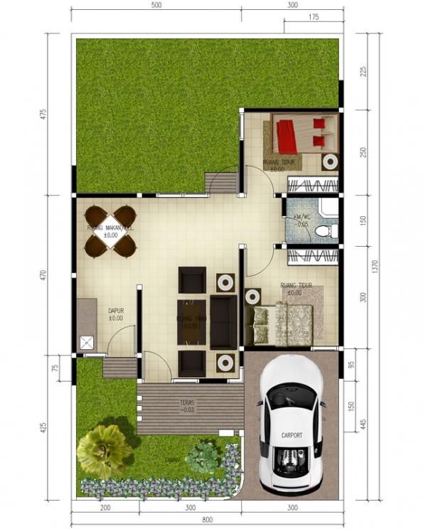 Desain Rumah 5x10 Meter